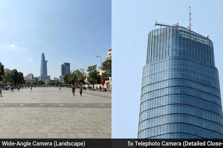 Telephoto là gì? Tại sao zoom quang học quan trọng hơn zoom kỹ thuật số? 4 Camera telephoto trên smartphone