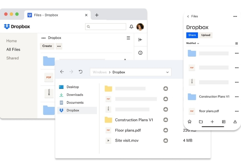 Dropbox là gì? Đánh giá chi tiết và so sánh thực tế với Google Drive 7 Các tính năng cốt lõi của Dropbox