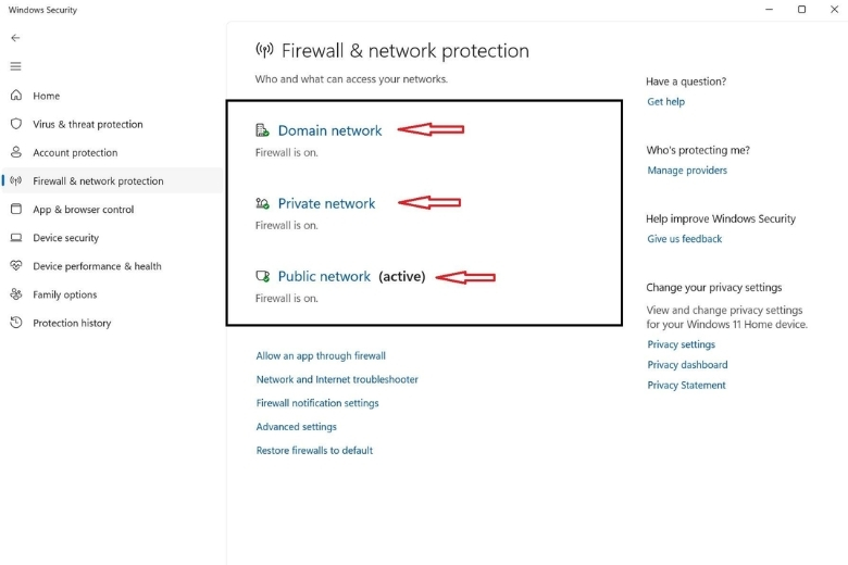 Tường lửa là gì? Hiểu đúng để bảo vệ máy tính và điện thoại an toàn 13 Cách kiểm tra và bật tắt tường lửa trên windows