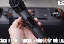 cách kết nối micro không dây với loa