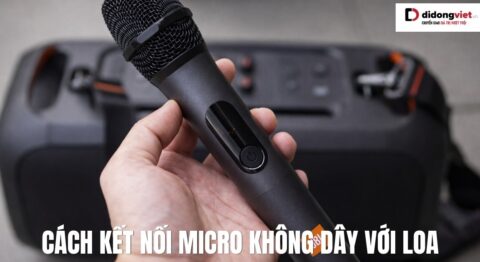 cách kết nối micro không dây với loa