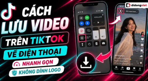 cách lưu video tiktok về điện thoại