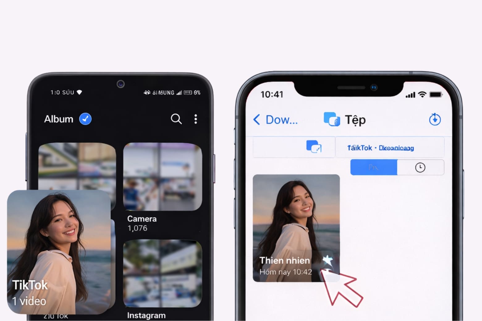 Hướng dẫn cách lưu video trên Tiktok về điện thoại nhanh gọn, không dính logo 8 Cách tìm video trong Album ảnh / Ứng dụng Tệp