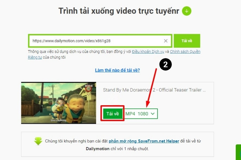 Cách tải video Dailymotion miễn phí