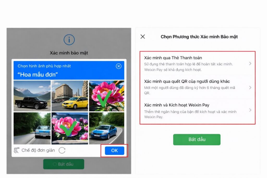 Hướng dẫn cách tải WeChat, đăng ký và vượt ải quét mã QR 18 Cấp quyền micro và camera để gọi điện, có thể từ chối truy cập danh bạ để bảo vệ riêng tư.