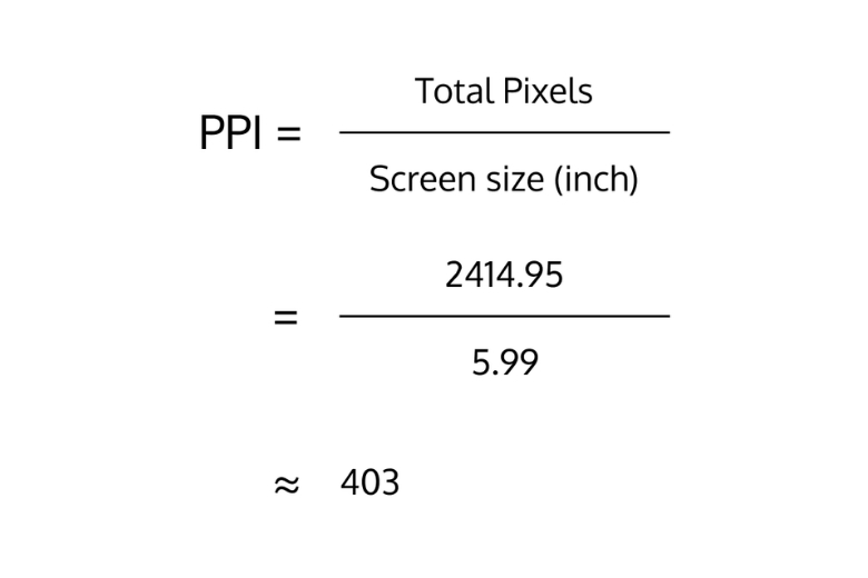 Mật độ điểm ảnh ppi là gì? Bí quyết đọc thông số màn hình điện thoại chuẩn xác 9 Cách tính mật độ điểm ảnh
