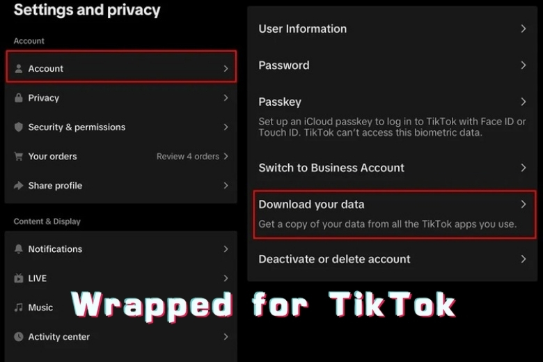 TikTok Wrapped là gì? Cách xem tổng kết năm tiktok 2026 13 Cách xem TikTok Wrapped trên máy tính, laptop