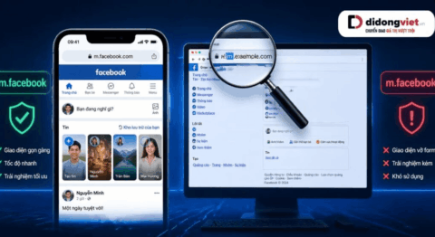 m.facebook là gì? Cách tắt m.facebook trên máy tính và nhận diện link lừa đảo