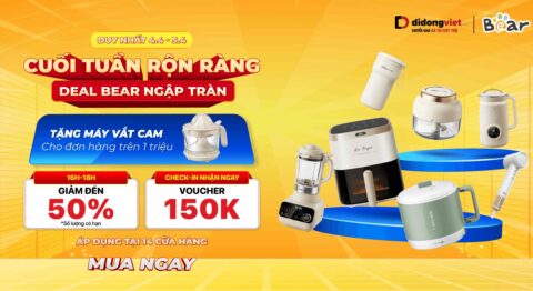 Cuối Tuần Rộn Ràng: Deal Bear Ngập Tràn – Giảm đến 50% tại Di Động Việt Cuối Tuần Rộn Ràng Deal Bear Ngập Tràn - Di Động Việt