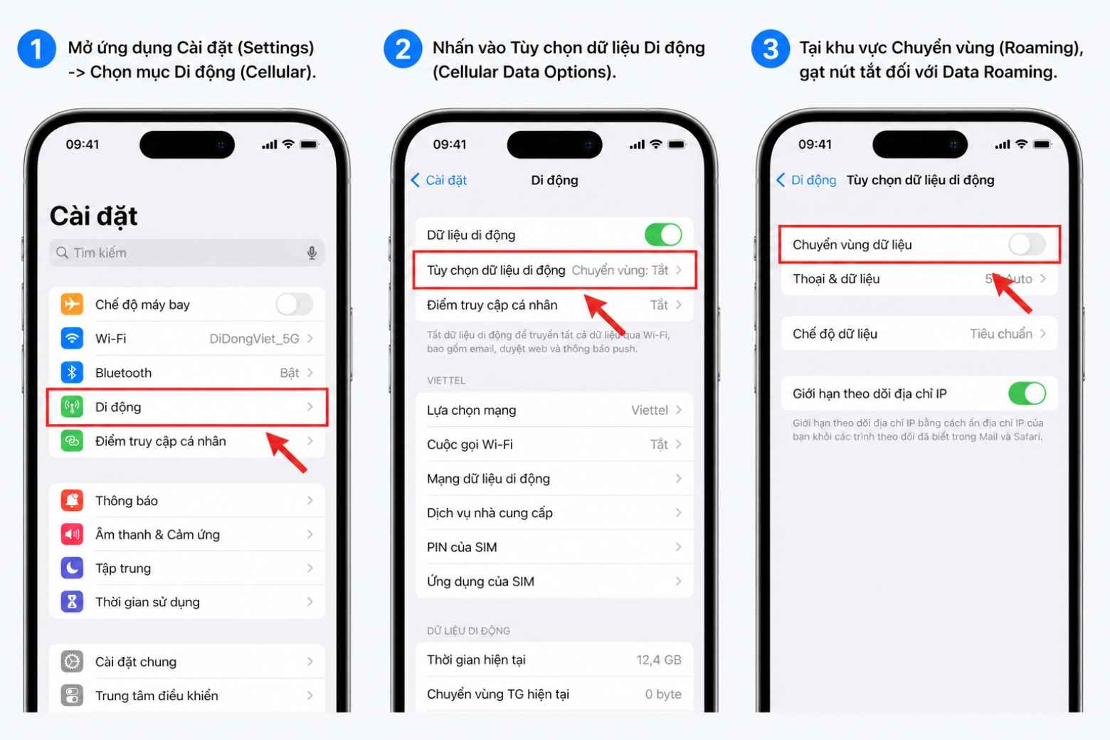 data roaming là gì tắt trên iphone