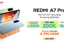 Di Động Việt mở bán Xiaomi Redmi A7 Pro: Giá bán chính thức và đặc quyền ưu đãi Di Động Việt mở bán Xiaomi Redmi A7 Pro