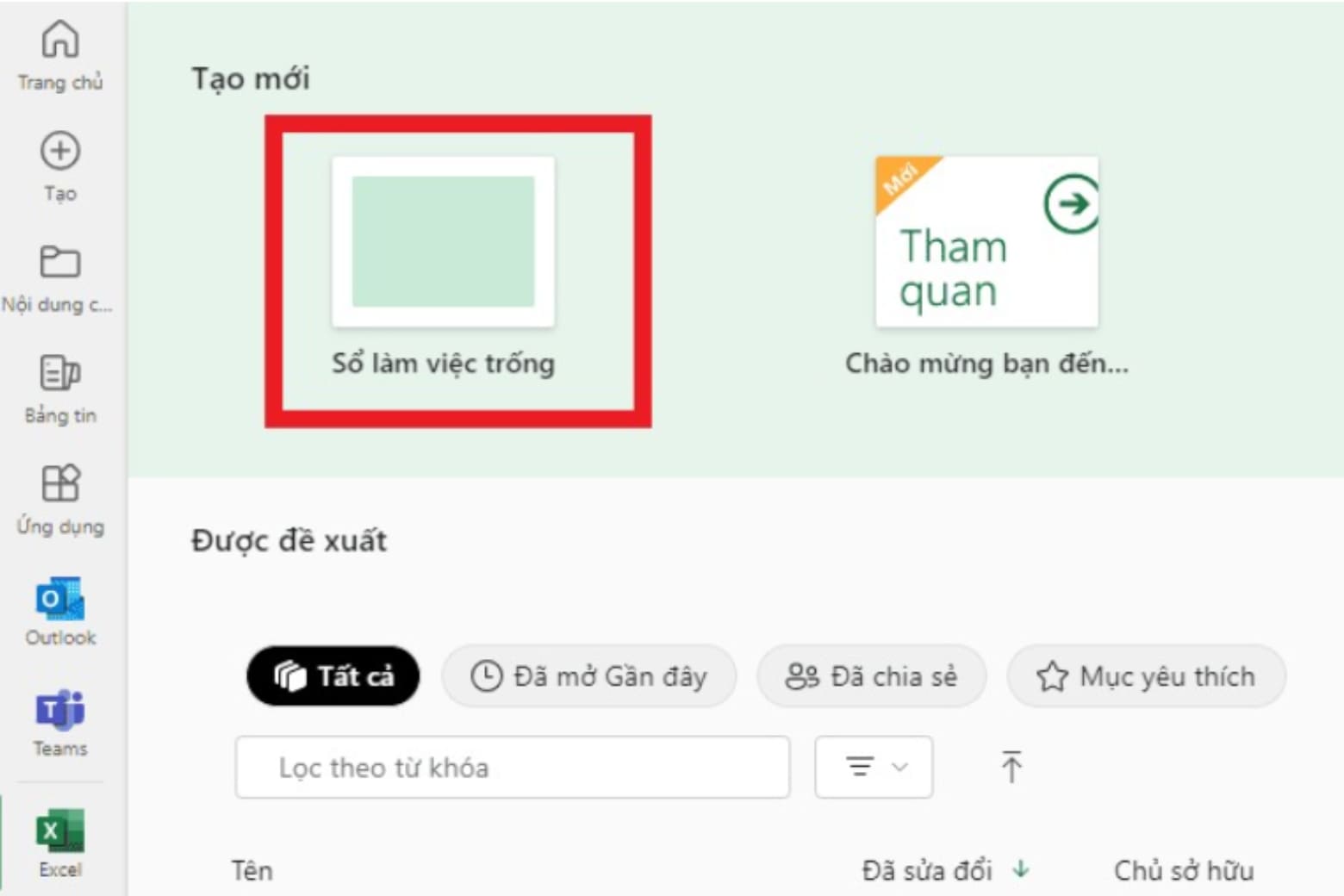 Excel Online là gì? Cách sử dụng Excel Online hiệu quả nhất 15 Cách tạo bảng tính mới trong Excel Online