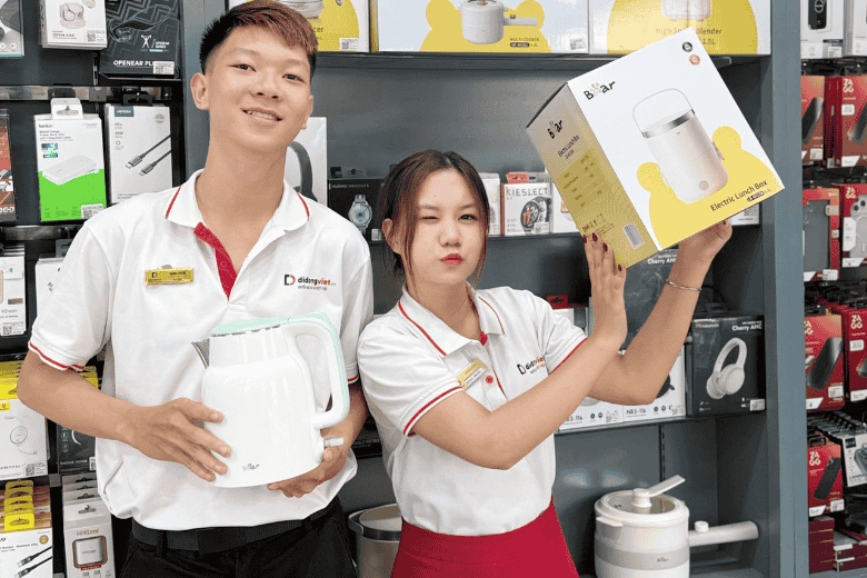 Sắm Galaxy A37 & A57 tại Di Động Việt: Nhận ngay bộ quà Bear cực đỉnh 4 galaxy a37 a57 tang gia dung bear di dong viet