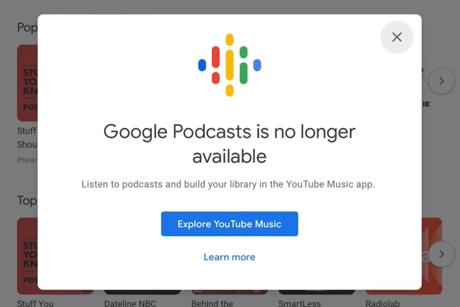 Google Podcasts là gì? Sự thật về ứng dụng đã biến mất và giải pháp mới nhất 7 Tại sao Google "khai tử" ứng dụng podcast tốt nhất của mình?