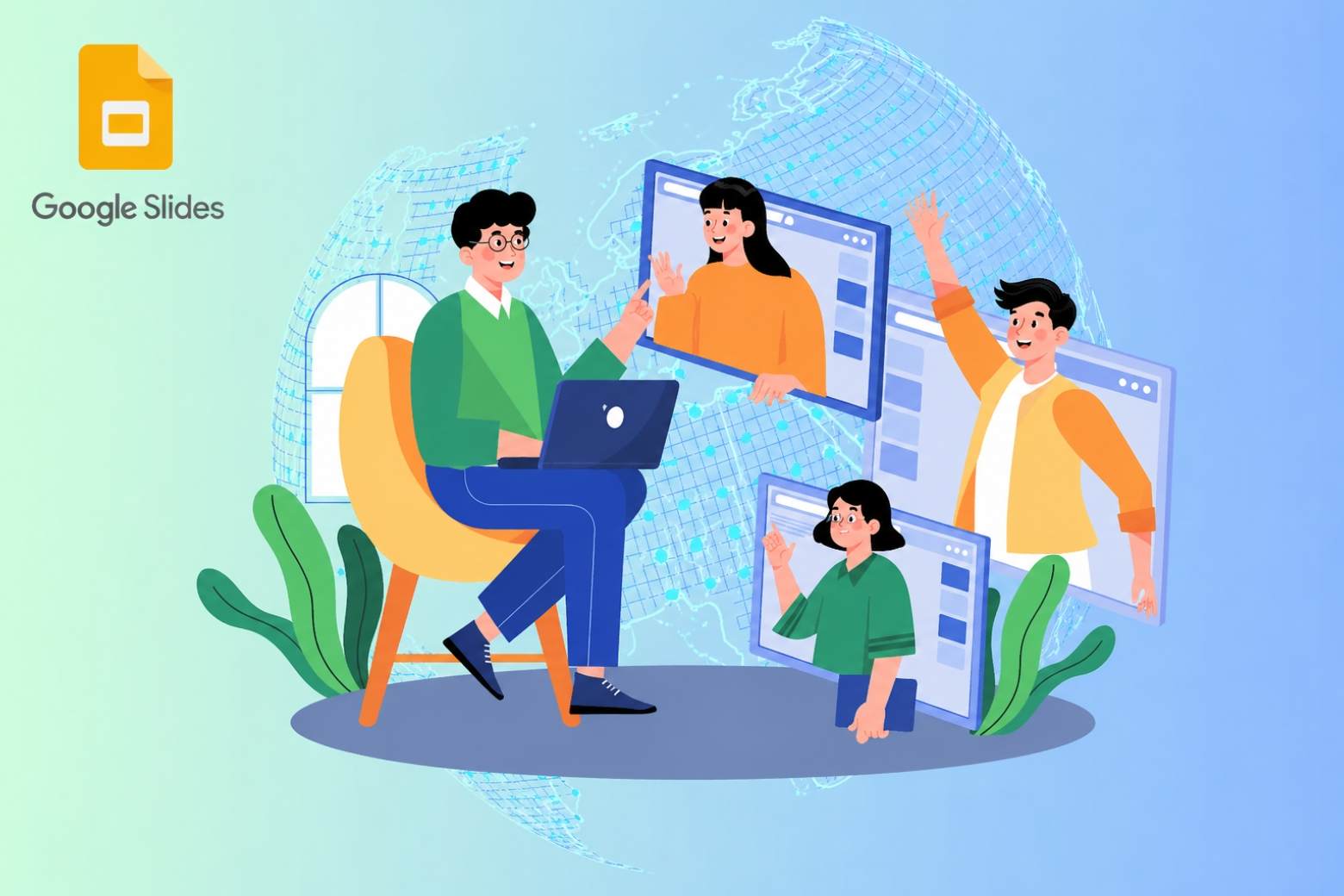 Google Slide là gì? Tính năng, cách dùng và so sánh với PowerPoint 8 Google Slide là gì hỗ trợ làm việc nhóm thời gian thực