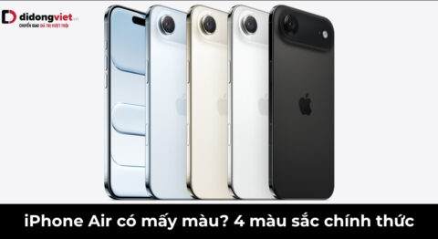 iPhone Air có mấy màu