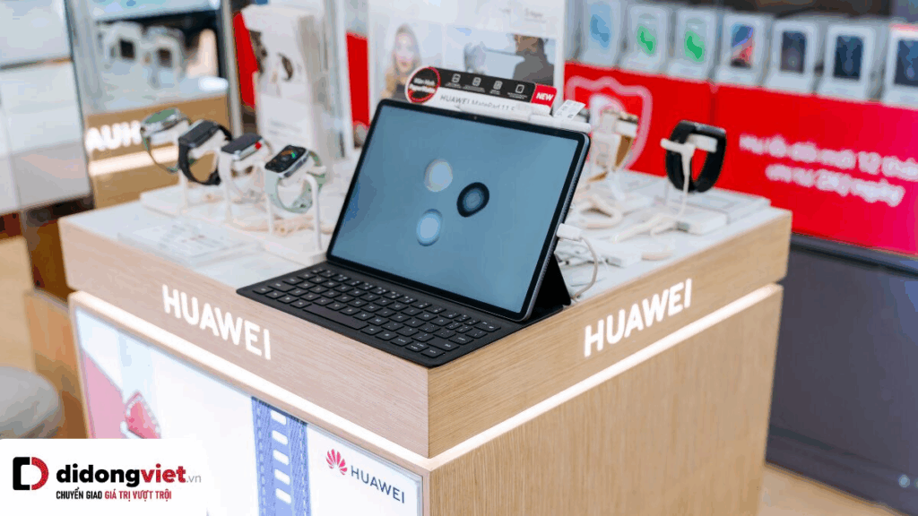 Mở bán Huawei MatePad 11.5 S 2026 tại Di Động Việt: Siêu phẩm màn hình như giấy thật, tặng bộ quà cực phẩm và ưu đãi HSSV đến 300K 8 Không gian trải nghiệm sản phẩm Huawei tại Di Động Việt