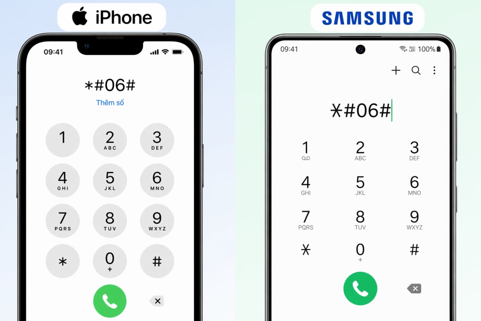 IMEI là gì? Hướng dẫn cách kiểm tra IMEI điện thoại chuẩn xác 6 Sử dụng cú pháp #06# (Áp dụng mọi dòng máy)
