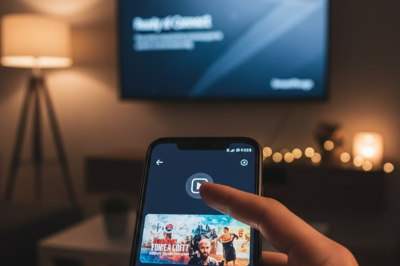 Cách kết nối điện thoại với tivi Samsung đơn giản, nhanh nhất 2026 16 Cách kết nối điện thoại với tivi Samsung qua Google Cast