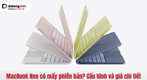 MacBook Neo có mấy phiên bản?