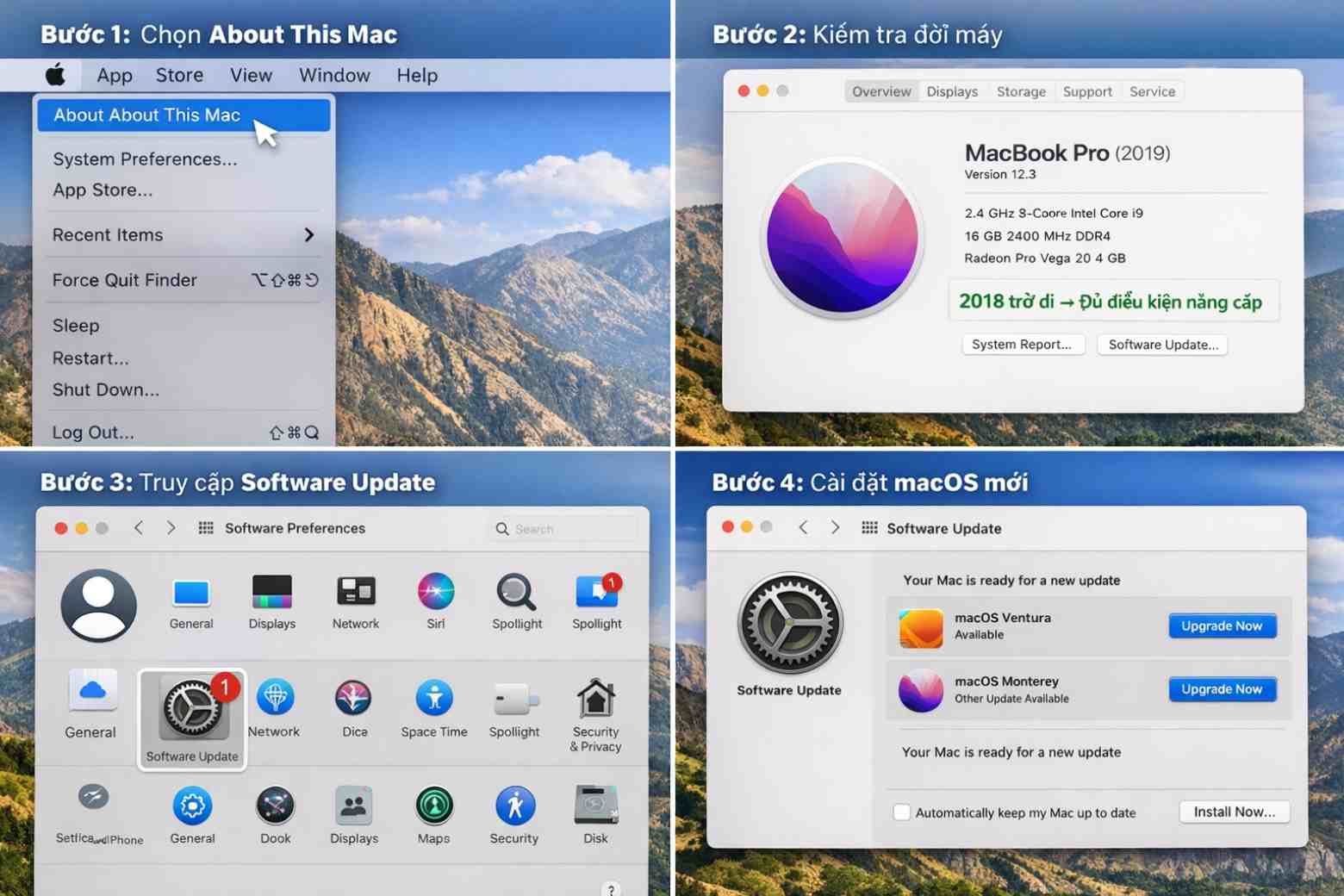 macOS Big Sur là gì? Hướng xử lý lỗi tương thích trên máy Mac cũ 12 macos big sur là gì các bước nâng cấp phần mềm