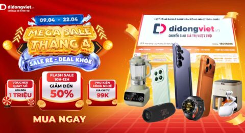 Mega Sale Tháng 4 - Di Động Việt