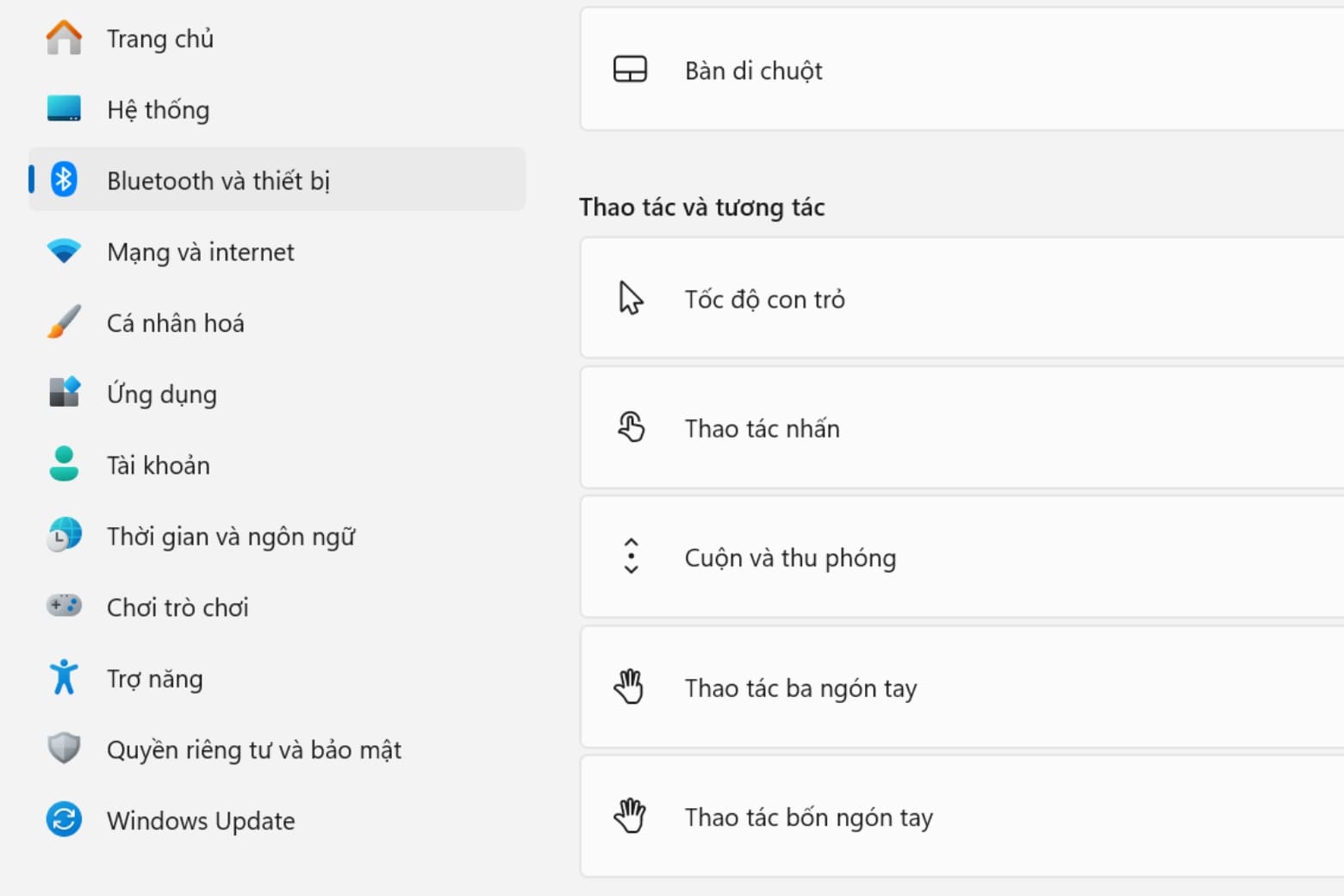 Multi Touchpad là gì? Cách cài đặt và dùng trên Windows và MacOS 16 Tùy chỉnh cử chỉ 4 ngón tay