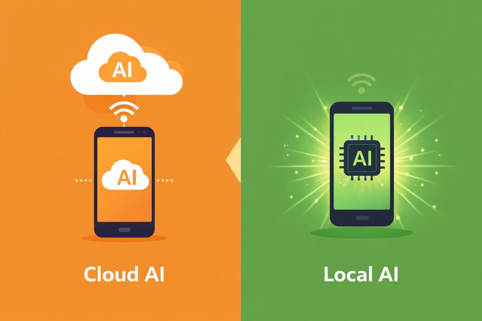 NPU là gì? Sự thật về thông số TOPS trên smartphone và AI PC 2026 9 Đám mây vs Thiết bị (Cloud AI vs Local AI): Tránh lãng phí tiền bạc