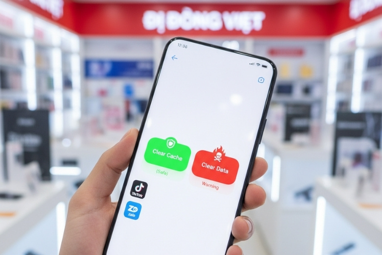 Bộ nhớ đệm (Cache) là gì? Hiểu đúng để dọn sạch bộ nhớ và chọn smartphone cấu hình mạnh 11 Phân biệt "Xóa bộ nhớ đệm" và "Xóa dữ liệu ứng dụng"