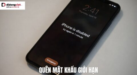 Quên mật khẩu giới hạn