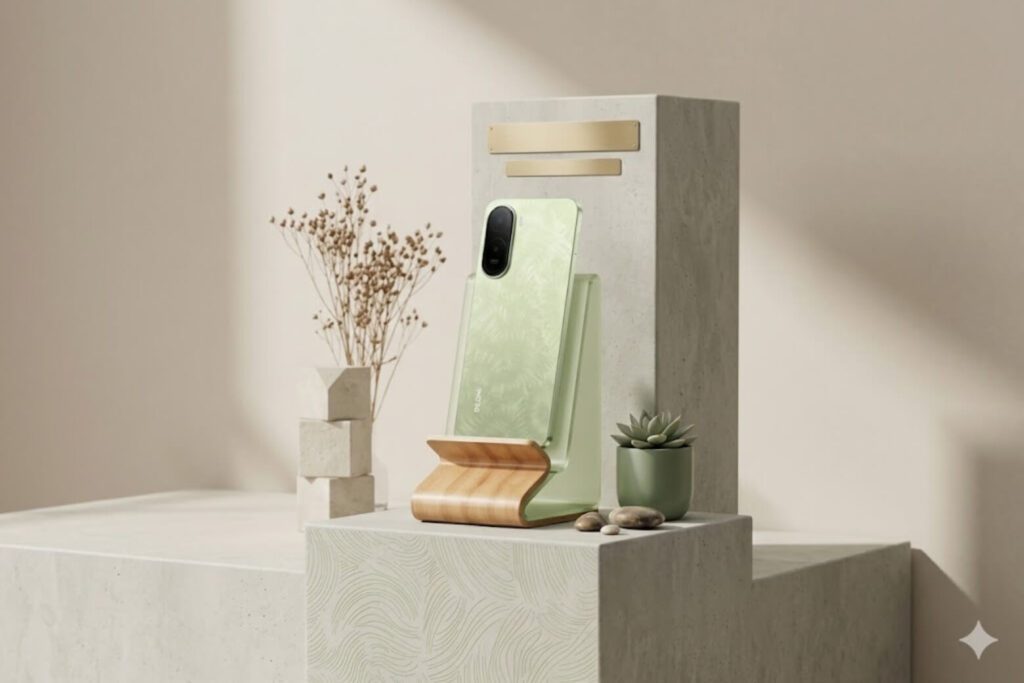 Redmi A7 Pro có mấy màu? Bảng màu thực tế & Đồng giá mọi màu 16 Redmi A7 Pro màu Xanh lá/Cam nổi bật, hợp dùng trần hoặc ốp trong.