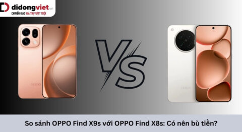 So sánh OPPO Find X9s với OPPO Find X8s