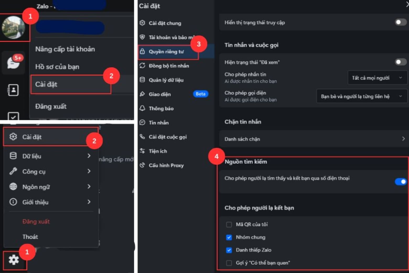 Tin nhắn rác, spam tin nhắn là gì? Cách nhận diện và 3 cấp độ chặn triệt để 10 Thiết lập quyền riêng tư chặn người lạ trên Zalo
