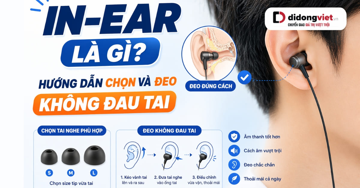 In-Ear là gì? Hướng dẫn chọn và đeo In-Ear không đau tai