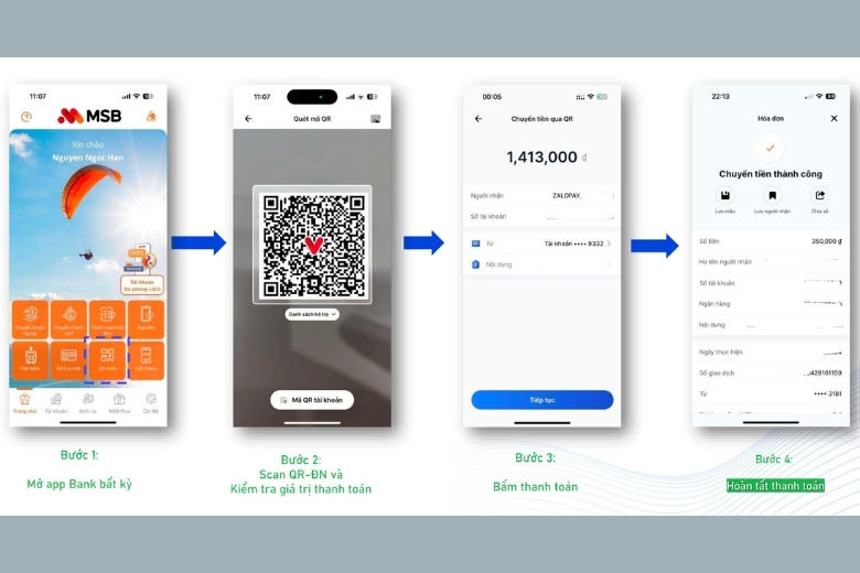 Sắm Đồ Công Nghệ, Chốt Đơn Gia Dụng – Nhận Ưu Đãi Đậm khi thanh toán ZaloPay tại Di Động Việt 6 Thanh toán ZaloPay - Di Động Việt - Qua App Ngân Hàng