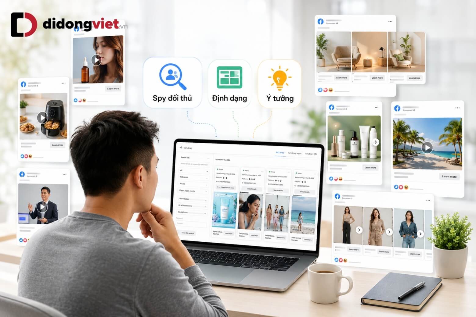 Thư viện quảng cáo là gì? Hướng dẫn tra cứu thông tin an toàn 10 Thư viện quảng cáo là gì công cụ nghiên cứu đối thủ