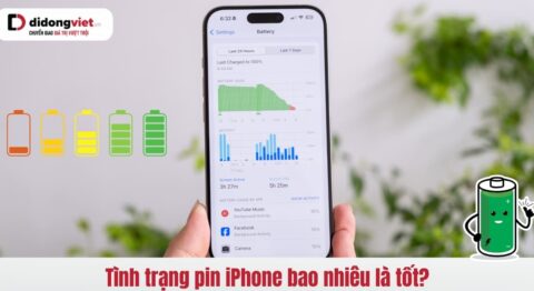 Tình trạng pin iPhone bao nhiêu là tốt?