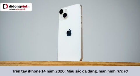 trên tay iphone 14