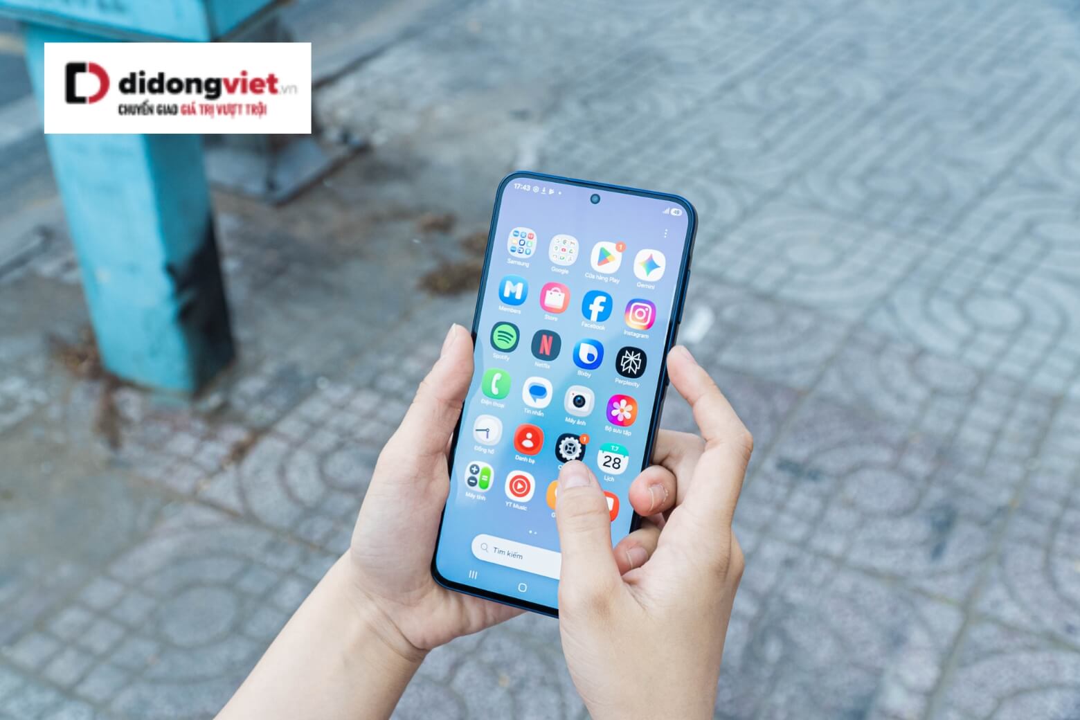 Thời lượng Samsung A57 cho tác vụ văn phòng và giải trí