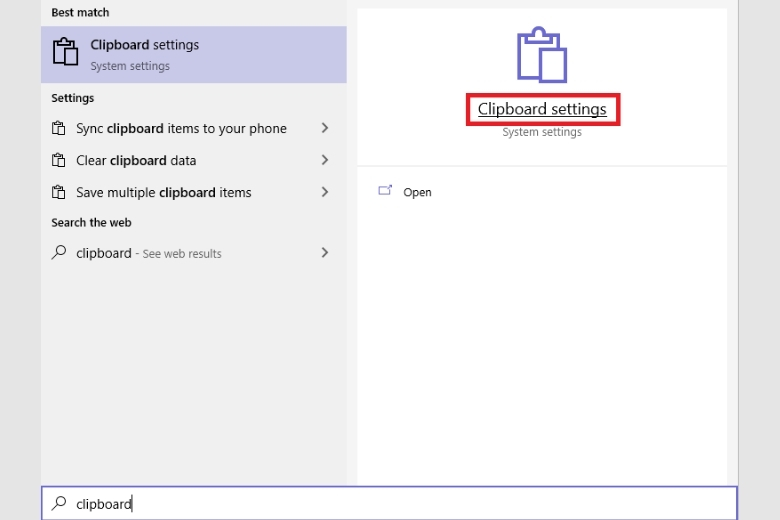Bộ nhớ tạm (Clipboard) là gì? Cách xóa và bảo mật an toàn 13 Truy cập clipboard bộ nhớ tạm