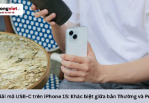 Giải đáp chi tiết về cổng USB-C trên iPhone 15: Phân biệt tốc độ và cách chọn phụ kiện usb-c trên iphone 15
