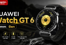 Đồng Hồ HUAWEI Watch GT 6 46mm Đen: Thiết Kế Thép Nhám, Pin 14 Ngày HUAWEI Watch GT 6 46mm Đen