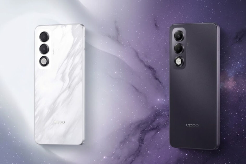 OPPO A5i Pro có mấy màu? Đánh giá chi tiết thiết kế và lớp phủ thực tế 7 OPPO A5i Pro tại Việt Nam chỉ có 2 màu: Trắng Vân Đá và Tím Vũ Trụ, hướng đến hai phong cách đối lập.
