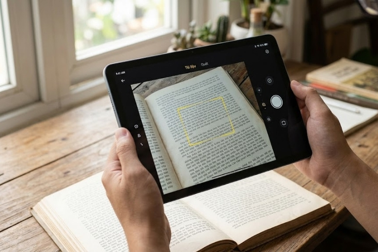 Đánh giá camera Xiaomi Redmi Pad 2 9.7 4G: Trải nghiệm gọi video và chụp tài liệu thực tế 6 Chế độ Document Mode chụp tài liệu sắc nét trên camera sau Xiaomi Redmi Pad 2 9.7
