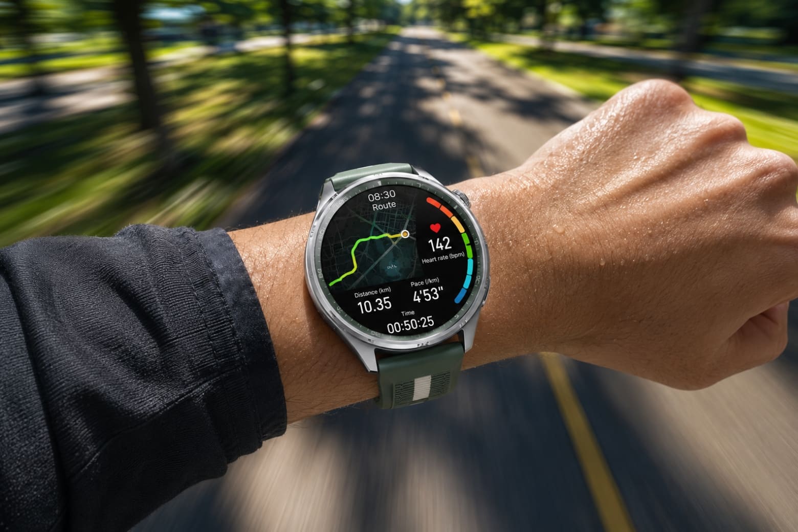 Cảm biến TruSense & Định vị Sunflower trên HUAWEI Watch GT6 46mm