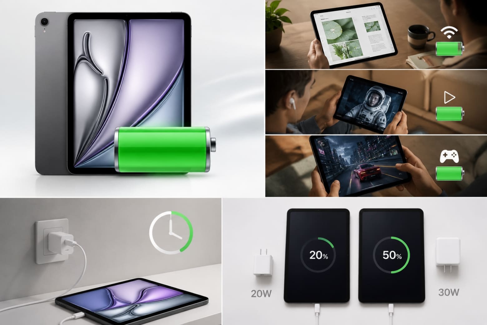 Thời lượng pin và thời gian sạc thực tế trên iPad Air M3
