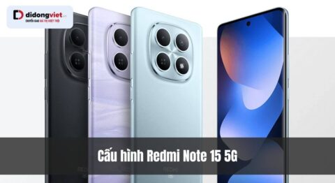 Cấu hình Redmi Note 15 5G: Đánh giá hiệu năng thực dụng & Trải nghiệm 2 năm tới