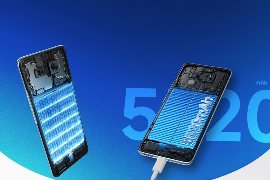 Cấu hình Redmi Note 15 5G: Đánh giá hiệu năng thực dụng & Trải nghiệm 2 năm tới 15 Redmi Note 15 5G có pin 5.520mAh Si/C bền 1.600–2.000 chu kỳ, sạc 45W, giúp tiết kiệm chi phí lâu dài.