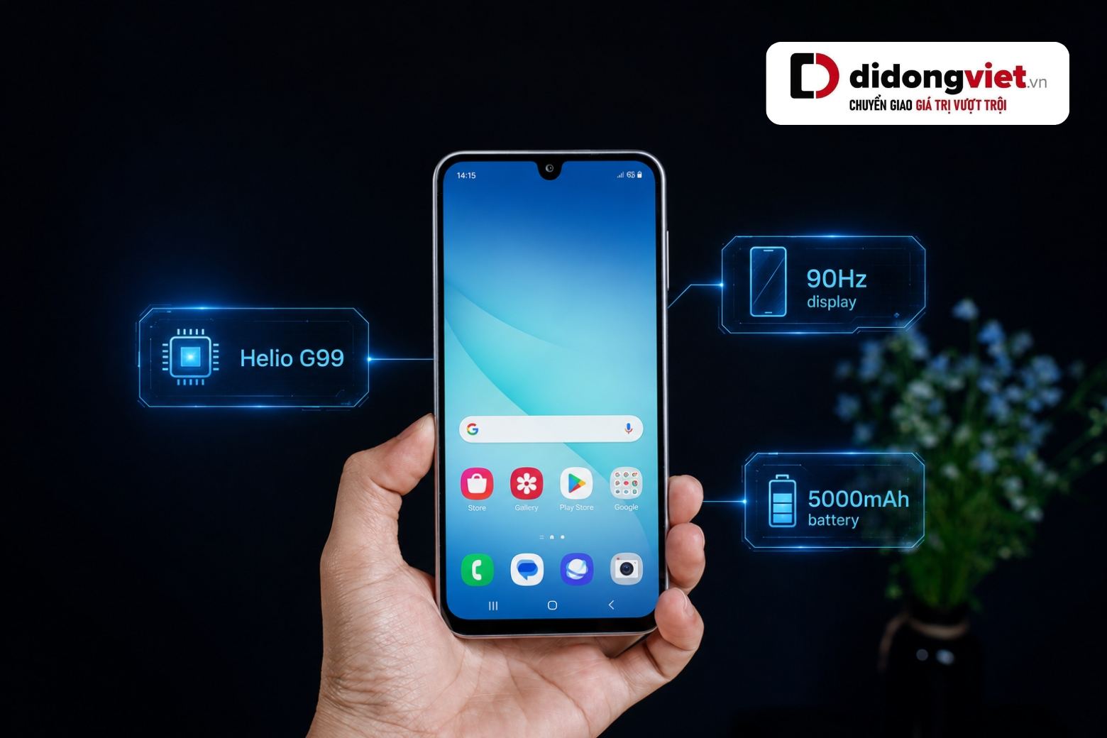 Cấu hình Samsung A17 LTE với thông số cơ bản