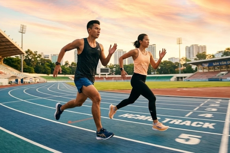 Ứng dụng thể thao của Garmin Forerunner 165